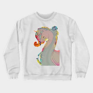 Abstract Unicorn Crewneck Sweatshirt